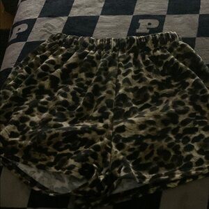 Leopard Print Women's Shorts